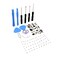 GVKVGIH Internal Bracket Replacement Parts for iPhone 6Inlcuding Complete Full Screw Set and Reapir Tool Kit for iPhone 6