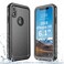 SPORTLINK for iPhone XR Waterproof Phone Case Built in Shockproof Dustproof Screen Protector Full Body Military Rugged Cover Protective Heavy Duty Dropproof IP68 Underwater for iPhone XR 61 Black