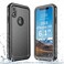 SPORTLINK for iPhone XR Waterproof Phone Case Built in Shockproof Dustproof Screen Protector Full Body Military Rugged Cover Protective Heavy Duty Dropproof IP68 Underwater for iPhone XR 61 Black