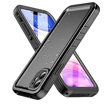SPORTLINK for iPhone 11 Waterproof Case Builtin Shockproof Dustproof Screen Protector IP68 Underwater Military Dropproof Full Body Protection Cover for iPhone 11 61 inch Black