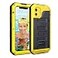 Mitywah Waterproof Case for iPhone 11 Heavy Duty Military Grade Shockproof Cover Builtin Screen Protection Metal Case Full Body Dustproof Strong Rugged Thick for iPhone 11 Yellow