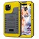 Mitywah Waterproof Case for iPhone 13 Heavy Duty Military Grade Drop Protection Phone Case with Builtin Screen Protector 360 Full Body Protection Metal Armor Dropproof Case 61 inch Yellow