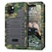 Mitywah Waterproof Case for iPhone 13 Heavy Duty Military Grade Protection Phone Case with Builtin Screen Protector 360 Full Body Protection Metal Armor Dropproof Case 61 inch Camouflage