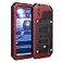 Mitywah Waterproof Case for iPhone XR Heavy Duty Military Grade Shockproof Case with Builtin Screen Protector Full Body Underwater Protective Metal Case 61 inch Red
