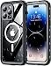 Red2Fire for iPhone 14 Pro Max Case Waterproof Builtin Screen Protector Camera ProtectorCompatible with MagSafeFull Body ShockproofIP68 WaterproofDustproof Phone Case 67 BlackClear