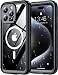 Red2Fire for iPhone 15 Pro Case Waterproof Builtin Screen Protector Camera ProtectorCompatible with MagSafeFull Body ShockproofIP68 WaterproofDustproof Phone Case 61 BlackClear