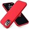 OTOFLY Compatible with iPhone 12 Pro Max Case 67 inch2020Silky and Soft Touch Series Premium Soft Liquid Silicone Rubber FullBody Protective Bumper Case Red
