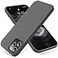 OTOFLY Compatible with iPhone 12 Pro Max CaseSilky and Soft Touch Series Premium Soft Liquid Silicone Rubber FullBody Protective Bumper Case Space Gray