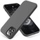 OTOFLY Compatible with iPhone 12 Pro Max CaseSilky and Soft Touch Series Premium Soft Liquid Silicone Rubber FullBody Protective Bumper Case Space Gray