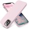 OTOFLY Compatible with iPhone 12 Pro Max Case 67 inch2020Silky and Soft Touch Series Premium Soft Liquid Silicone Rubber FullBody Protective Bumper Case Ice Pink