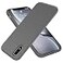 OTOFLY for iPhone XR Case Silky and Soft Touch Series Premium Soft Silicone Rubber FullBody Protective Bumper Case Compatible with Apple iPhone XR 61 inch Space Gray