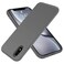 OTOFLY for iPhone XR Case Silky and Soft Touch Series Premium Soft Silicone Rubber FullBody Protective Bumper Case Compatible with Apple iPhone XR 61 inch Space Gray