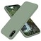 OTOFLY for iPhone XR Case Silky and Soft Touch Series Premium Soft Silicone Rubber FullBody Protective Bumper Case Compatible with Apple iPhone XR 61 inch Calke Green