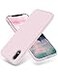 OTOFLY for iPhone XR Case Silky and Soft Touch Series Premium Soft Silicone Rubber FullBody Protective Bumper Case Compatible with Apple iPhone XR 61 inch Ice Pink