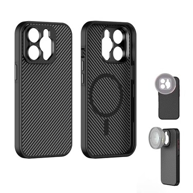 FREEWELL Pro Filmmaker Case for iPhone 13 Pro Magnetic Filter 17mm Lens Mount Black