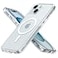 Mobnano for iPhone 15 Case Compatible with MagSafe Crystal Clear Case with Magnetic Ring Multicolor Protective Shockproof Bumpers Not Yellowing Slim Cover for Men Women Clear