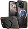Poetic Neon Case Compatible with iPhone 16 Pro Max Magnetic Ring Stand Dual Layer Slim Shockproof Protective Cover Black