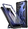 Poetic Spartan Case for Samsung Galaxy S23 Ultra 5G 68 inch Builtin Screen Protector Work with Fingerprint ID Full Body Rugged Shockproof Protective Cover Case with Kickstand Midnight Blue