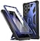 Poetic Spartan Case for Samsung Galaxy S23 Ultra 5G 68 inch Builtin Screen Protector Work with Fingerprint ID Full Body Rugged Shockproof Protective Cover Case with Kickstand Midnight Blue