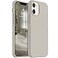 AOTESIER Shockproof Designed for iPhone 12 Mini Case Food Grade Liquid Silicone Phone Case with Soft AntiScratch Microfiber Lining Drop Protection 54 inch Slim Thin Cover Stone