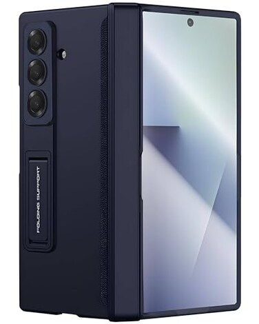 STORMTAL for Samsung Galaxy Z Fold 7 Case with Hinge Protection Builtin Screen Protector Adjustable Kickstand Shockproof Slim Fit Allinclusive Protective Phone Cover for Galaxy Z Fold 7 2025