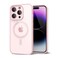 oakxco for iPhone 14 Pro Max Case Clear Magnetic Compatible with Magsafe Thin Slim Transparent Non Yellowing Hybrid Soft Silicone Bumper Hard Plastic Protective Cover for Women Light Pink