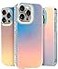 LONLI Hue for iPhone 15 Pro Case Iridescent 10FT Drop Protection Shockproof Cover with Color Changing Effect Cute and Unique for Women Girls and Men 2023