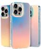 LONLI Hue for iPhone 15 Pro Case Iridescent 10FT Drop Protection Shockproof Cover with Color Changing Effect Cute and Unique for Women Girls and Men 2023