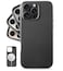 LONLI Classic for iPhone 16 Pro Max Leather Case European Genuine Vele Leather Phone Case Smoothen and Soften Over Time Compatible with Magsafe Black