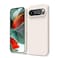 oakxco for Google Pixel 9 Pro XL Phone Case Liquid Silicone Thin Slim Soft Rubber Gel TPU Plain Protective Simple Cover for Women Girl Cute Matte Solid Color Aesthetic Beige Stone Cream