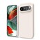oakxco for Google Pixel 9 Pro XL Phone Case Liquid Silicone Thin Slim Soft Rubber Gel TPU Plain Protective Simple Cover for Women Girl Cute Matte Solid Color Aesthetic Beige Stone Cream
