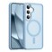 RALEAVO for Samsung Galaxy A15 Case Strong Magnetic Case Compatible with Magsafe Slim Shockproof Protective Phone Cover for A15 Phone Case with Translucent Hard BackBlue