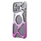 Angry miao Emptiness Phone Case for iPhone 15 Pro OnlyMagSafe Compatible 22g LightweightSilver PinkHeat Dissipating Ample Protection