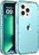 ORIbox for iPhone 1312 Pro Max Case 10 FT Military Grade Drop Protection Transparent Heavy Duty Shockproof AntiFall Case 67 inch 3 in 1 Crystal Blue