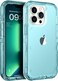 ORIbox for iPhone 1312 Pro Max Case 10 FT Military Grade Drop Protection Transparent Heavy Duty Shockproof AntiFall Case 67 inch 3 in 1 Crystal Blue