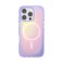 PopSockets iPhone 16 Pro Phone Case with MagSafe Wireless Charging Compatible Purple Aura
