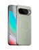 Mous for Google Pixel 1010 Pro 2025 Case Compatible with Qi2 MagSafe and Pixelsnap Super Thin Crystal Clear Slim Design Green Tint