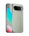 Mous for Google Pixel 1010 Pro 2025 Case Compatible with Qi2 MagSafe and Pixelsnap Super Thin Crystal Clear Slim Design Green Tint