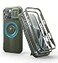 Dexnor for iPhone 16 Pro Max Case with Slide Camera CoverAdjustable KickstandBuiltin Screen ProtectorCompatible With MagSafe Shockproof Bumper Cases Heavyduty Magnetic Protective CoverArmy Green