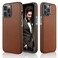 LOHASIC Compatible with iPhone 13 Pro Max Case Luxury Leather Slim Business Classic Elegant Cover Shockproof Protective Phone Cases Designed for iPhone 13 Pro Max 5G 67 inch Brown