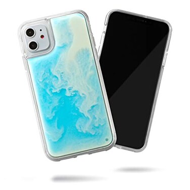 SteepLab Flowing Neon Sand Liquid iPhone 11 Case 2019 61 Full Body Protection with Raised Bezel Ocean and Beach