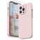 SURPHY Case for iPhone 13 Pro Case with Screen Protector 13 Pro Liquid Silicone Phone Cases Camera Protection Soft Microfiber Lining Pink Sand