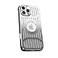 ANSCLT Aluminum Metal Back Plate Phone Case for iPhone 16 Pro MaxHollow Heat Dissipation Structure TPU Protection Beautiful Durable and WearResistant 69 Silver