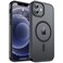 zapica Magnetic for iPhone 12 Case iPhone 12 Pro Case Compatible with MagSafe Military Grade Drop Protection Translucent Matte Shockproof AntiScratch Phone Cover Black