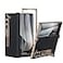 Kalernd for Samsung Galaxy Z Fold 6 Phone CaseLuxury Premier Genuine LeatherFull Body Hinge ProtectionBuiltin Screen ProtectorKickstand Slim Protective Cover for Galaxy ZFold 6 Black