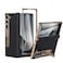 Kalernd for Samsung Galaxy Z Fold 6 Phone CaseLuxury Premier Genuine LeatherFull Body Hinge ProtectionBuiltin Screen ProtectorKickstand Slim Protective Cover for Galaxy ZFold 6 Black