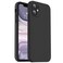 Vooii Compatible with iPhone 11 Case Upgraded Liquid Silicone with Flat Edges Camera Protection Soft AntiScratch Microfiber Lining Phone Case for iPhone 11 61 inch Black