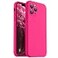 Vooii Compatible with iPhone 11 Pro Max Case Upgraded Liquid Silicone with Flat Edges Camera Protection Soft AntiScratch Microfiber Lining Phone Case for iPhone 11 Pro Max Hot Pink