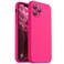 Vooii Compatible with iPhone 11 Pro Max Case Upgraded Liquid Silicone with Flat Edges Camera Protection Soft AntiScratch Microfiber Lining Phone Case for iPhone 11 Pro Max Hot Pink