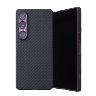 Deff for Sony Xperia 1 VII Duro Ultra Slim Light Case Made for Xperia Dupont Kevlar 1500D Aramid Fiber Black